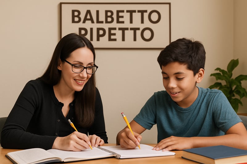 Tutoring session at Balbetto Pipetto